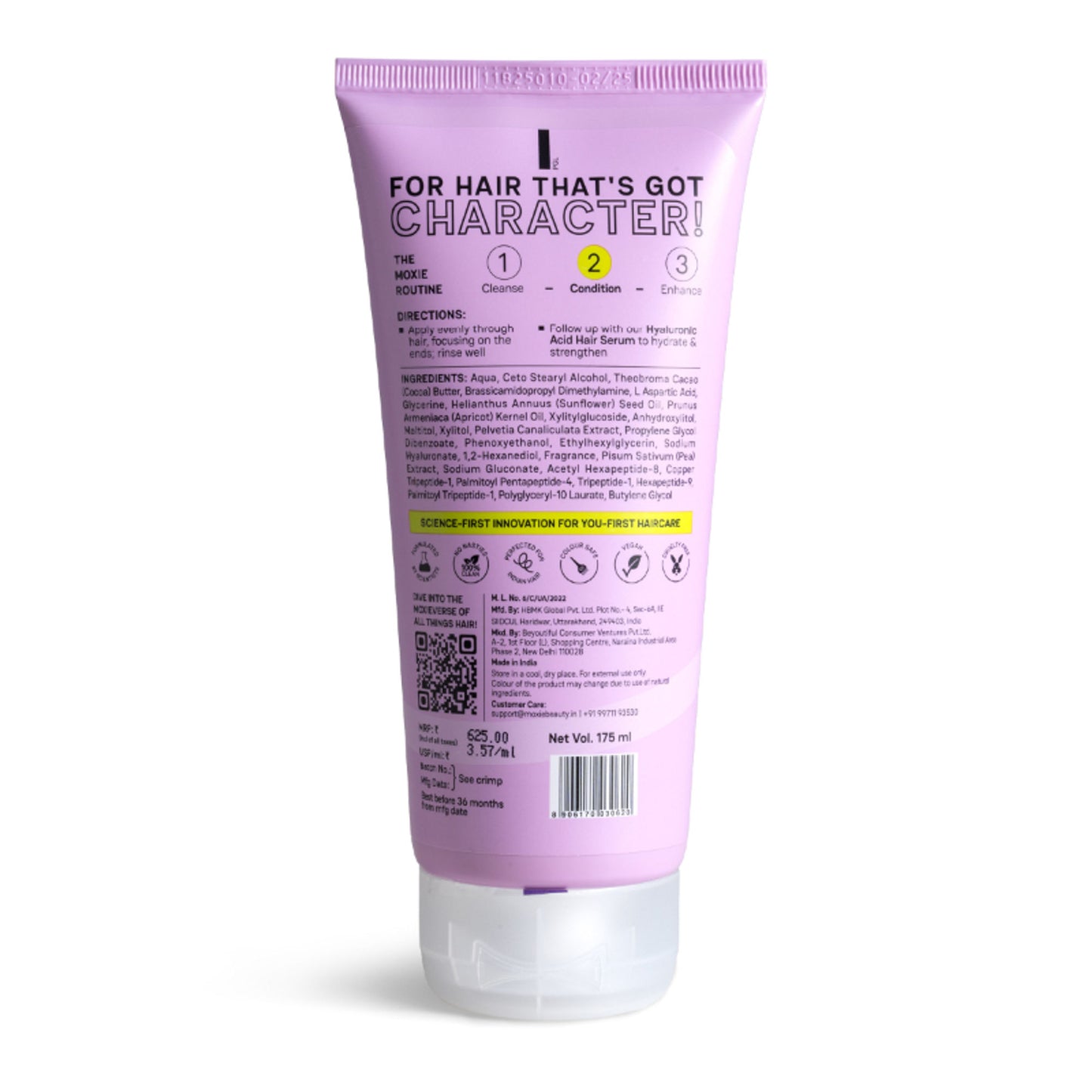 Moxie Beauty Hyaluronic Acid Repairing Conditioner for Dry & Damaged Hair