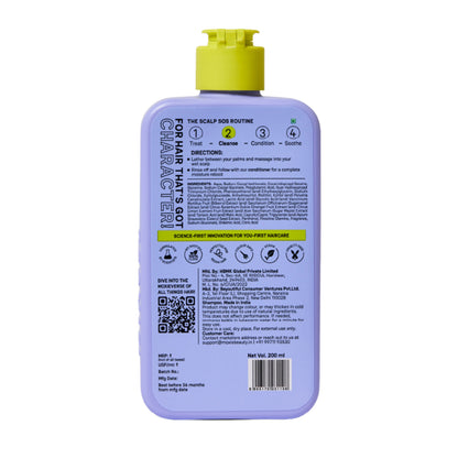Moxie Beauty Scalp Reviving Anti-Dandruff Shampoo with AHA-BHA Complex