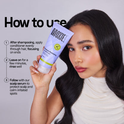 Moxie Beauty Moisture Restoring Conditioner for Soothed Scalp and Hydrated Hair