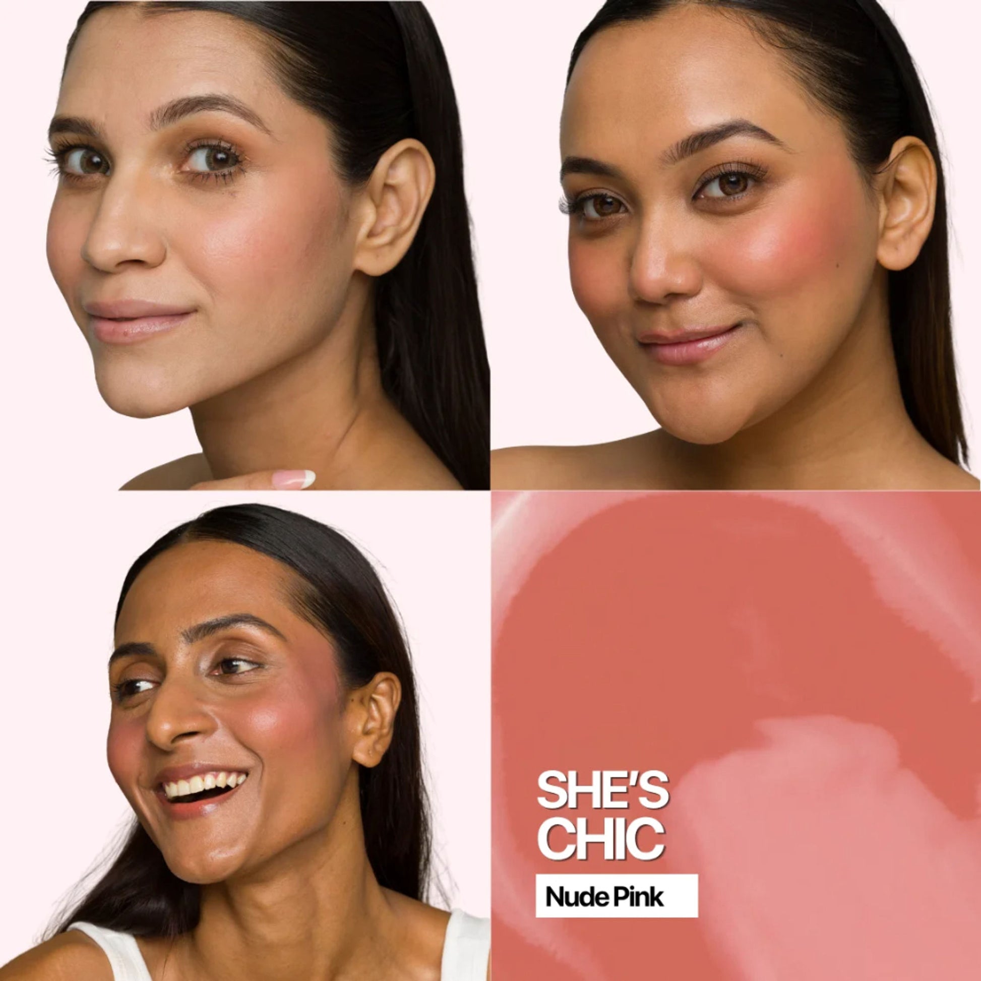 IRIS COSMETICS Oh! She Blushes Liquid Blush - Nude Pink