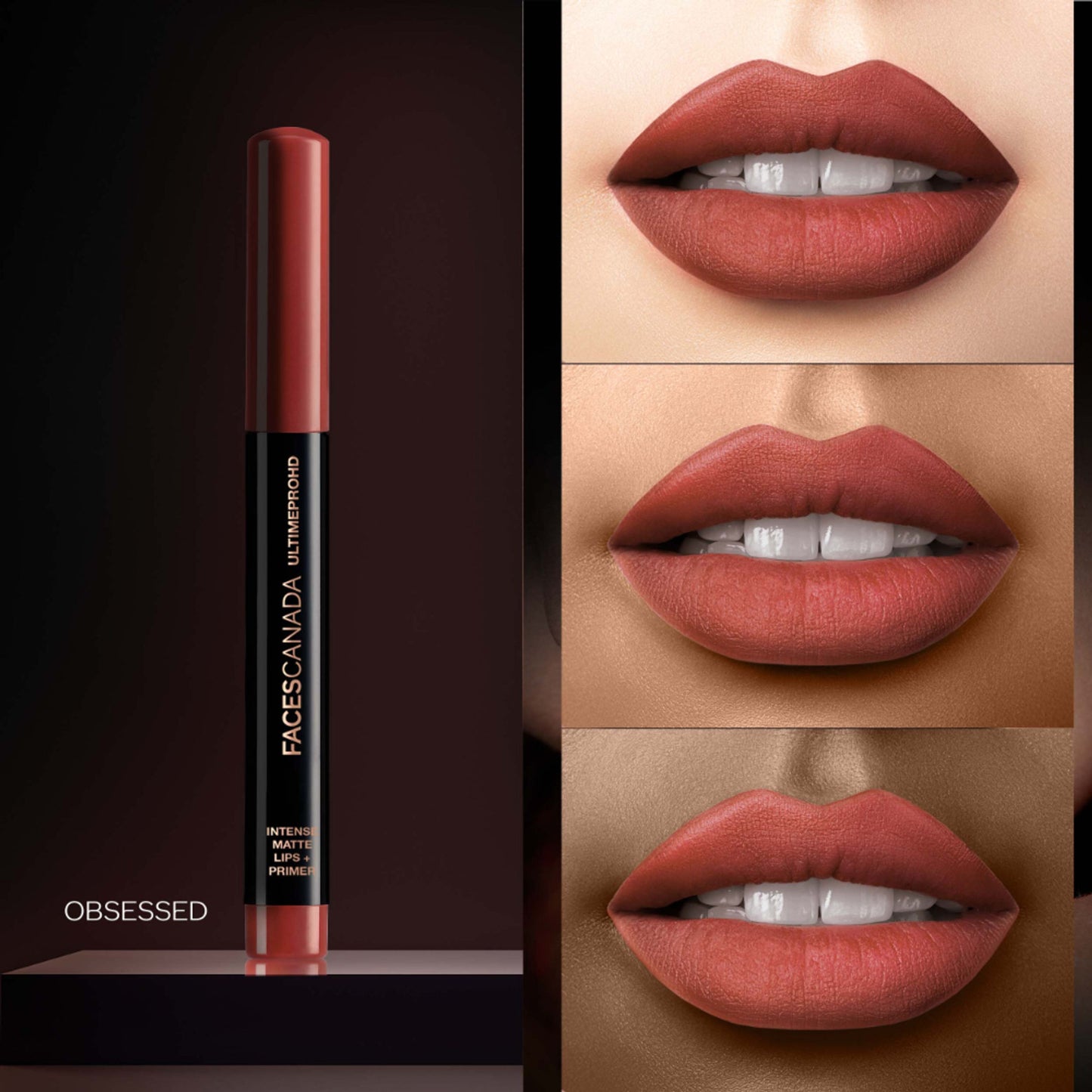 Faces Canada Ultime Pro HD Intense Matte Lips + Primer - Obsessed 15