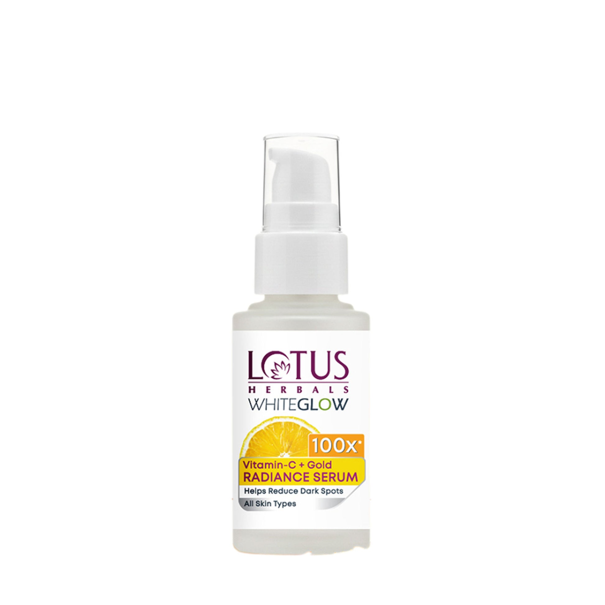 Lotus Herbals WhiteGlow Vitamin C + Gold Radiance Face Serum For Dark Spots, Dull & Uneven Skin Tone