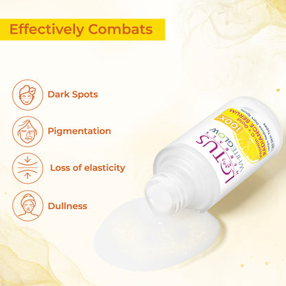 Lotus Herbals WhiteGlow Vitamin C + Gold Radiance Face Serum For Dark Spots, Dull & Uneven Skin Tone