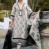 Indyancart IE Women Floral Printed Regular Pure Cotton Kurta with Trousers & With Dupatta