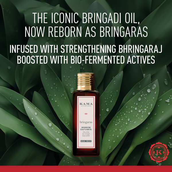 Kama Ayurveda Bringaras Invigorating Scalp & Hair Oil