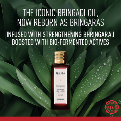 Kama Ayurveda Bringaras Invigorating Scalp & Hair Oil