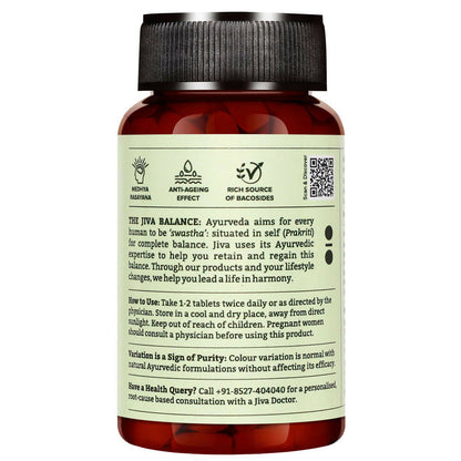 Jiva Ayurveda Brahmi Tablets - Indyancart
