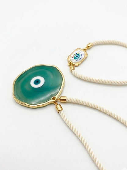 Anouk Set Of 2 Evil Eye Resin Design Bhaiya Bhabhi Wraparound Rakhi