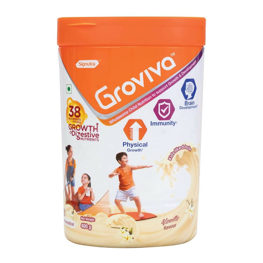 Groviva Child Nutrition Supplement - Vanilla - Indyancart