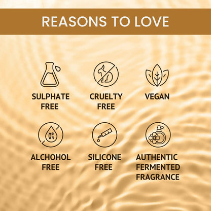 Alps Goodness fermented rice water face toner bottle, natural skincare product for hair and skin care.