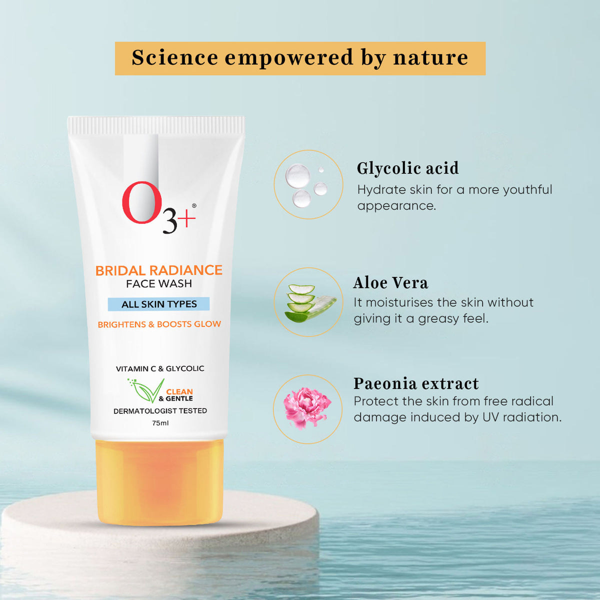 O3+ Bridal Radiance Face Wash