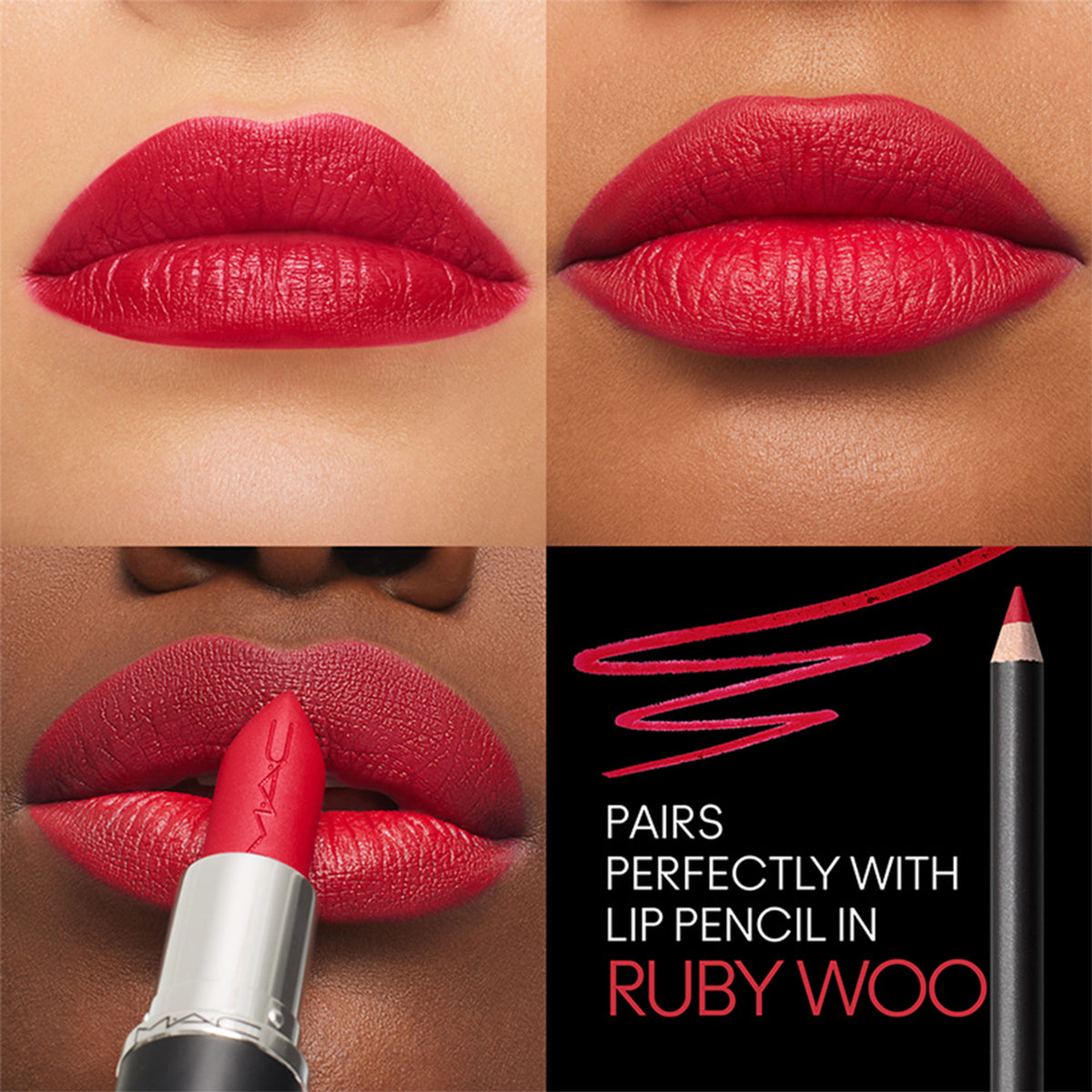 M.A.C MACximal Matte Mini Lipstick - Ruby Woo