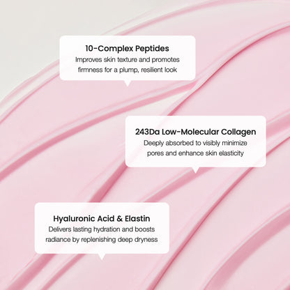 Biodance Pore Perfecting Collagen Peptide Cream jar with smooth, glossy surface and white lid, showcasing the skincare product.