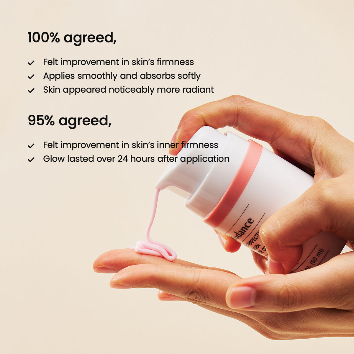 Biodance Pore Perfecting Collagen Peptide Cream jar with white lid and label showing product details.
