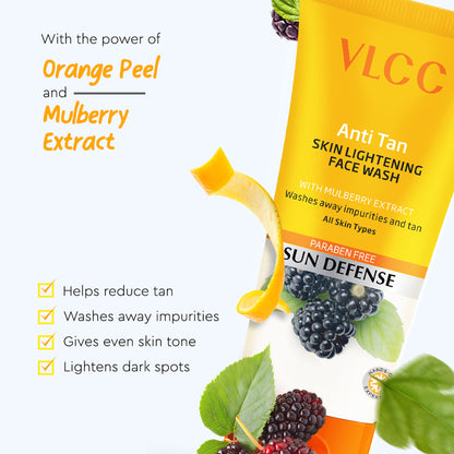 VLCC Anti Tan Skin Lightening Face Wash Buy 1 Get 1 Free