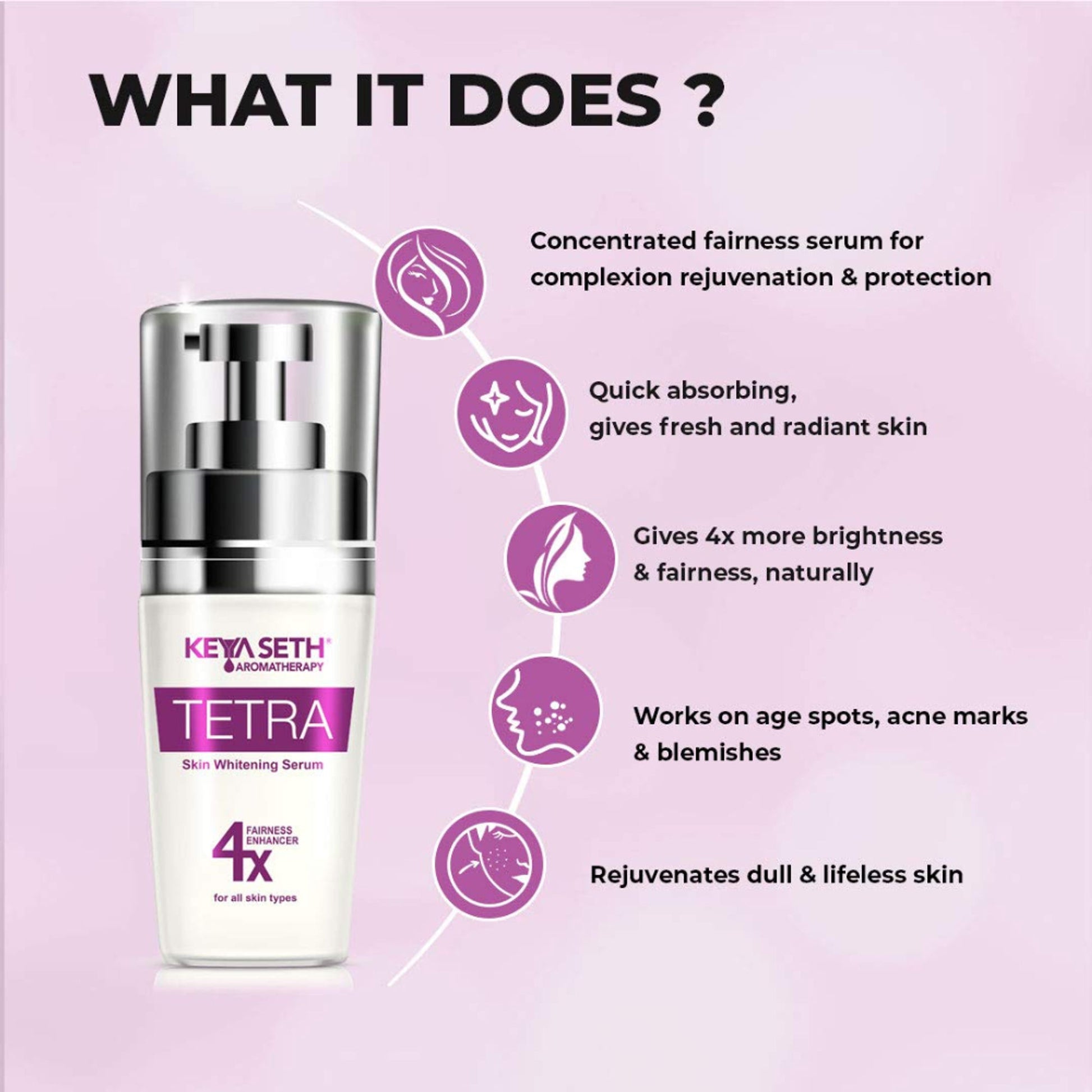 Keya Seth Aromatherapy Tetra Skin Whitening Serum