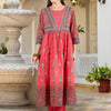 Indyancart IE Women Ethnic Motifs Printed Panelled Pure Cotton Kurta with Trousers & With Dupatta