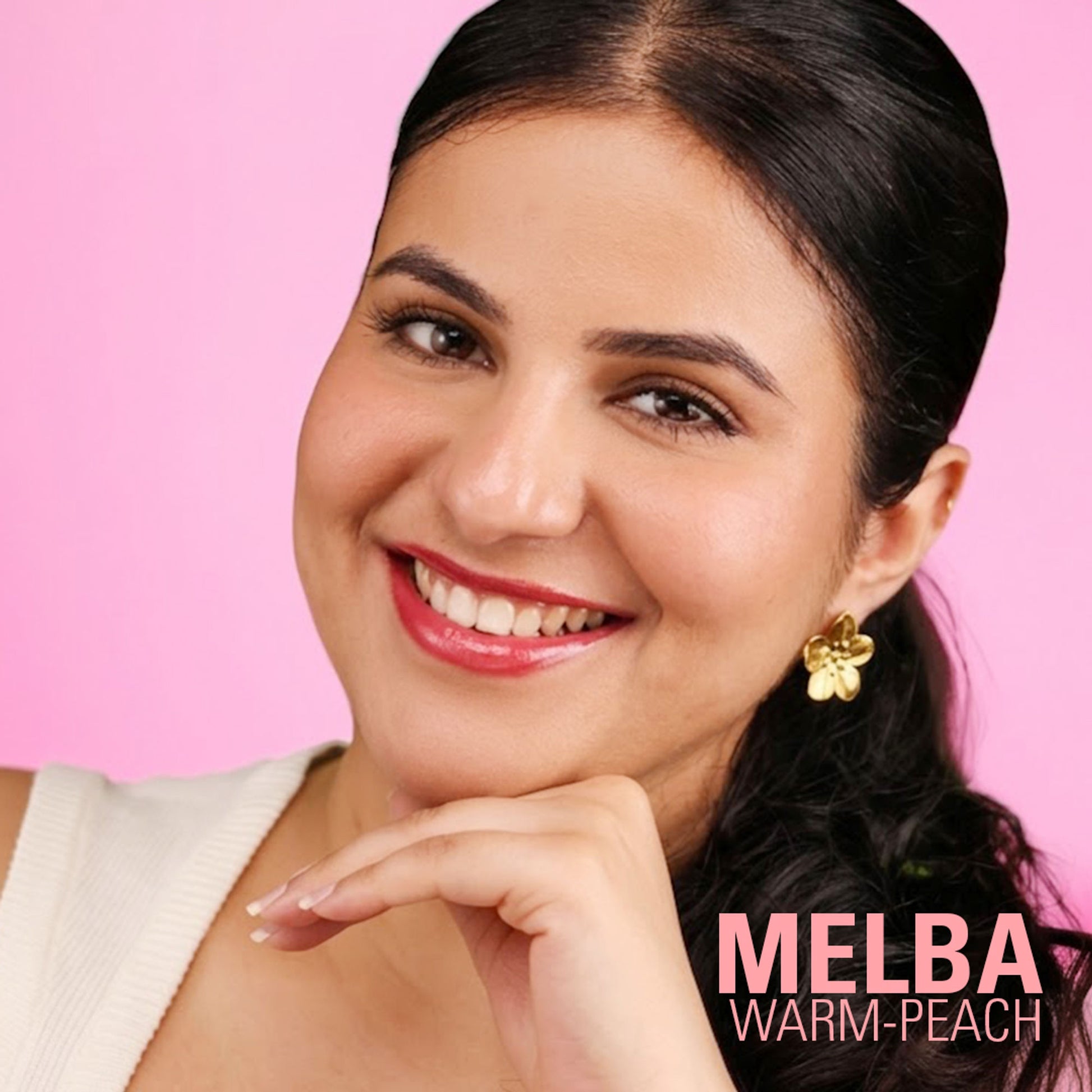 Makeup Revolution Pout Bomb Plumping Gloss - Melba Warm Peach