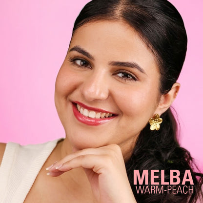Makeup Revolution Pout Bomb Plumping Gloss - Melba Warm Peach