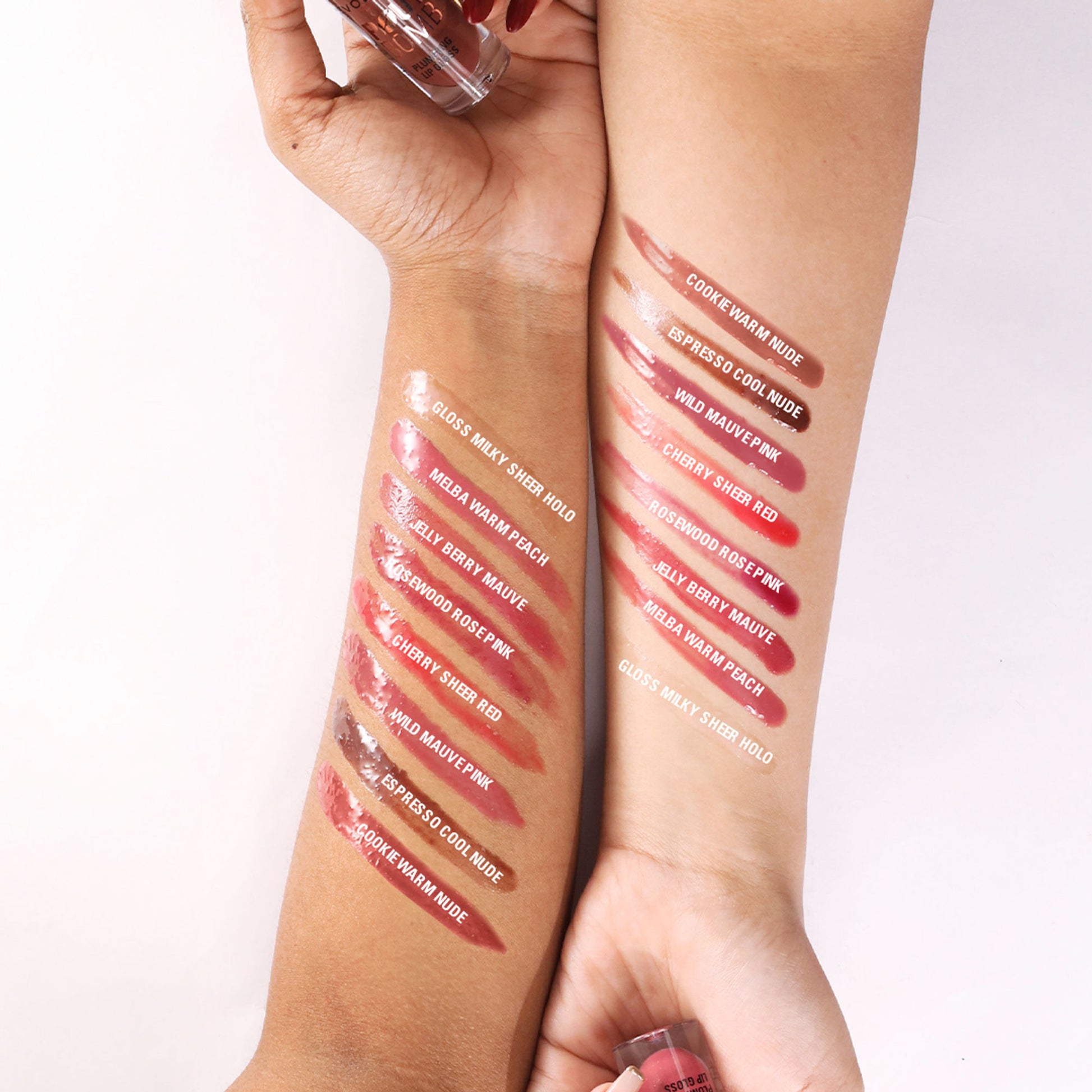 Makeup Revolution Pout Bomb Plumping Gloss - Melba Warm Peach