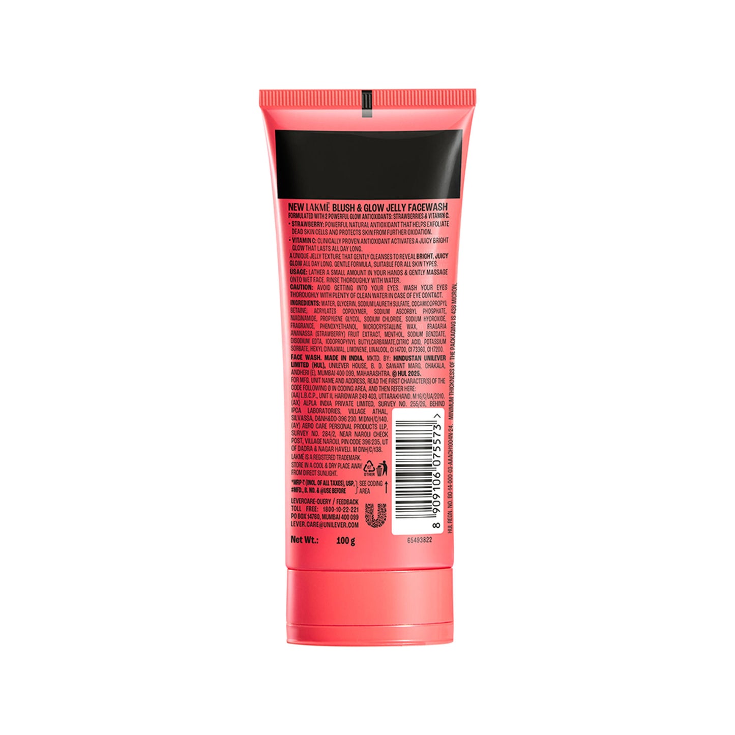 Lakme Blush & Glow Strawberry Blast Face Wash