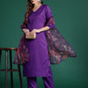 Dhiyona IE Angrakha Kurta with Trousers & With Dupatta