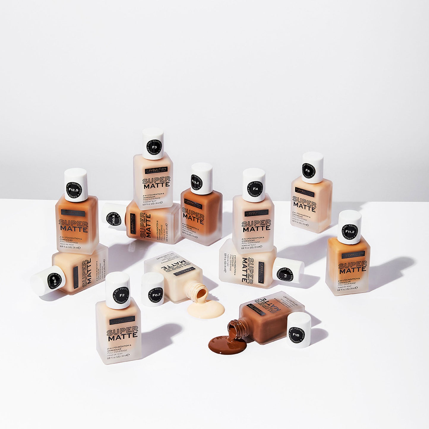 Makeup Revolution Relove Supermatte Foundation - F12-5