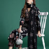 Dhiyona IE Floral Printed Sequinned Pure Cotton Kurta With Trousers & Dupatta