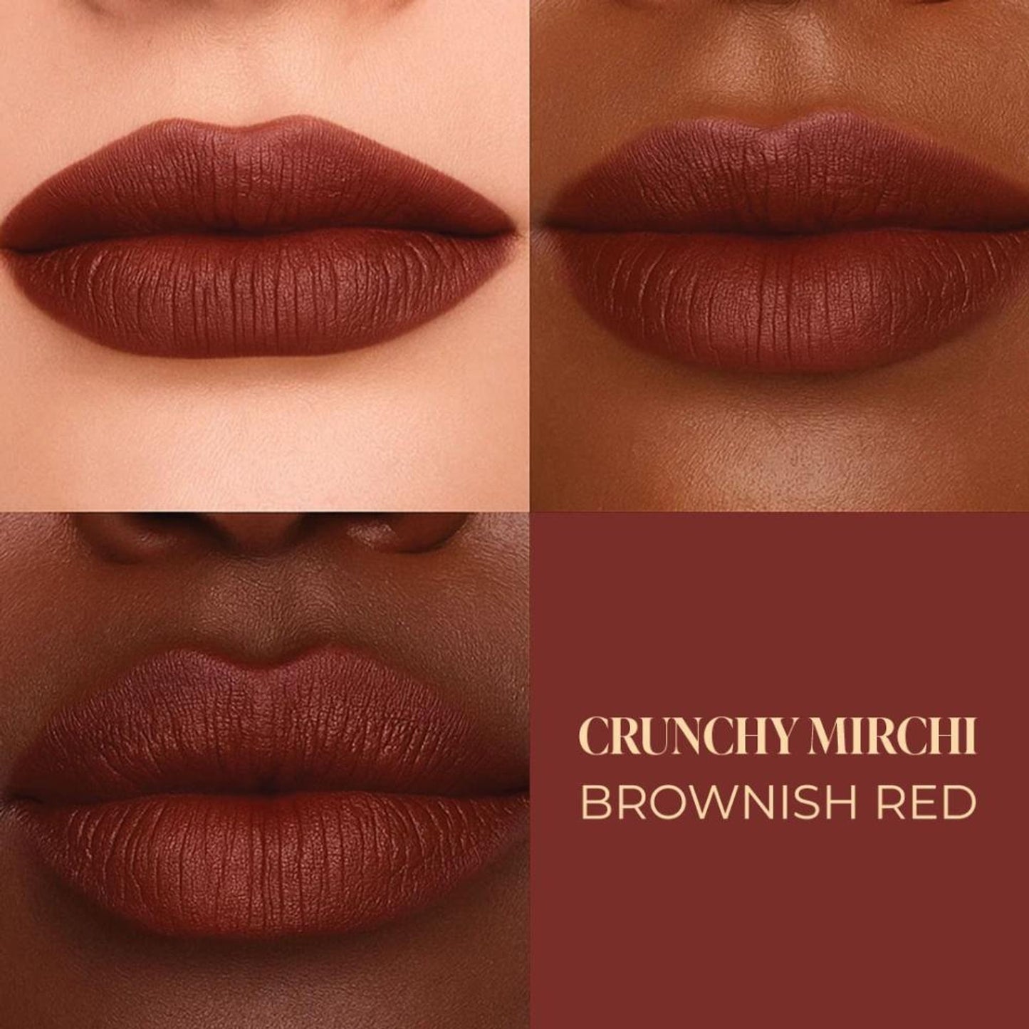 LoveChild Masaba The Batua Satin Lipstick - Crunchy Mirchi