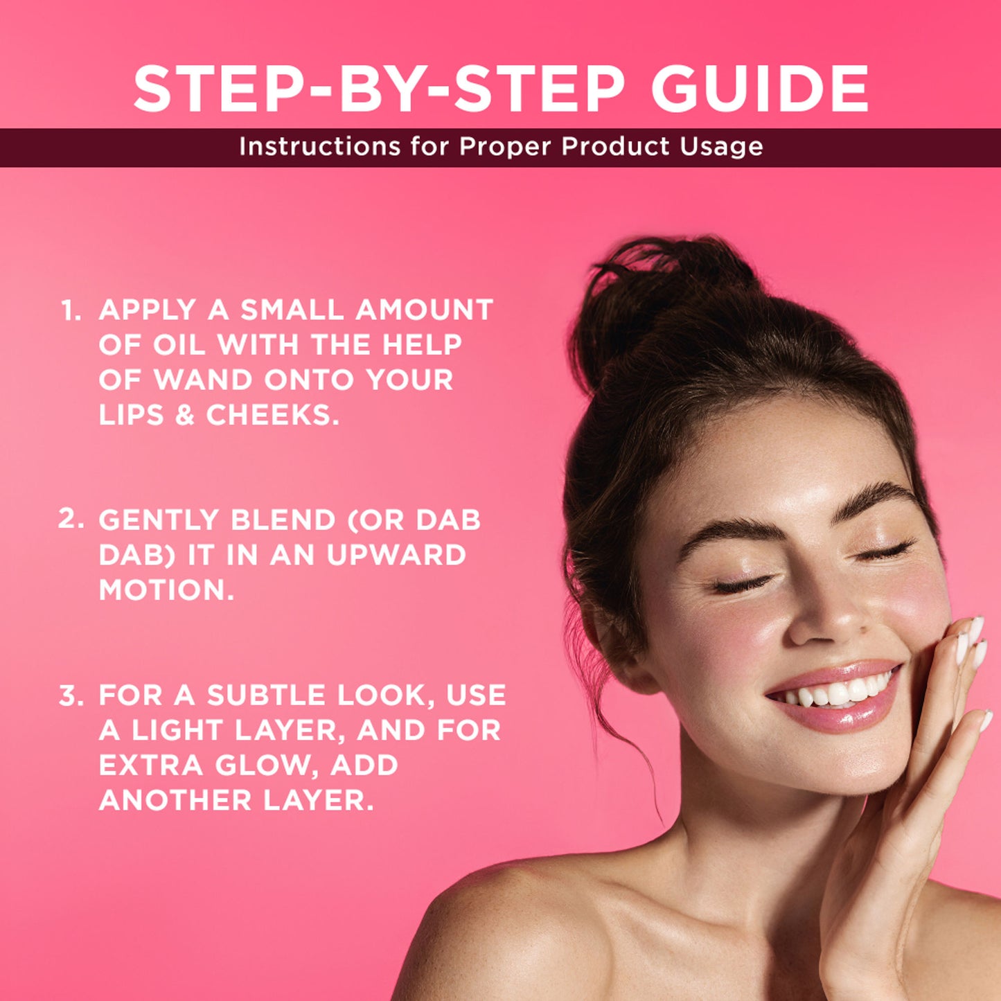 Orgatre Lip & Cheek Oil | pH-Activated Tint, Multi-Use Hydrating Oil for Soft, Dewy Glow
