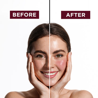 Orgatre Lip & Cheek Oil | pH-Activated Tint, Multi-Use Hydrating Oil for Soft, Dewy Glow