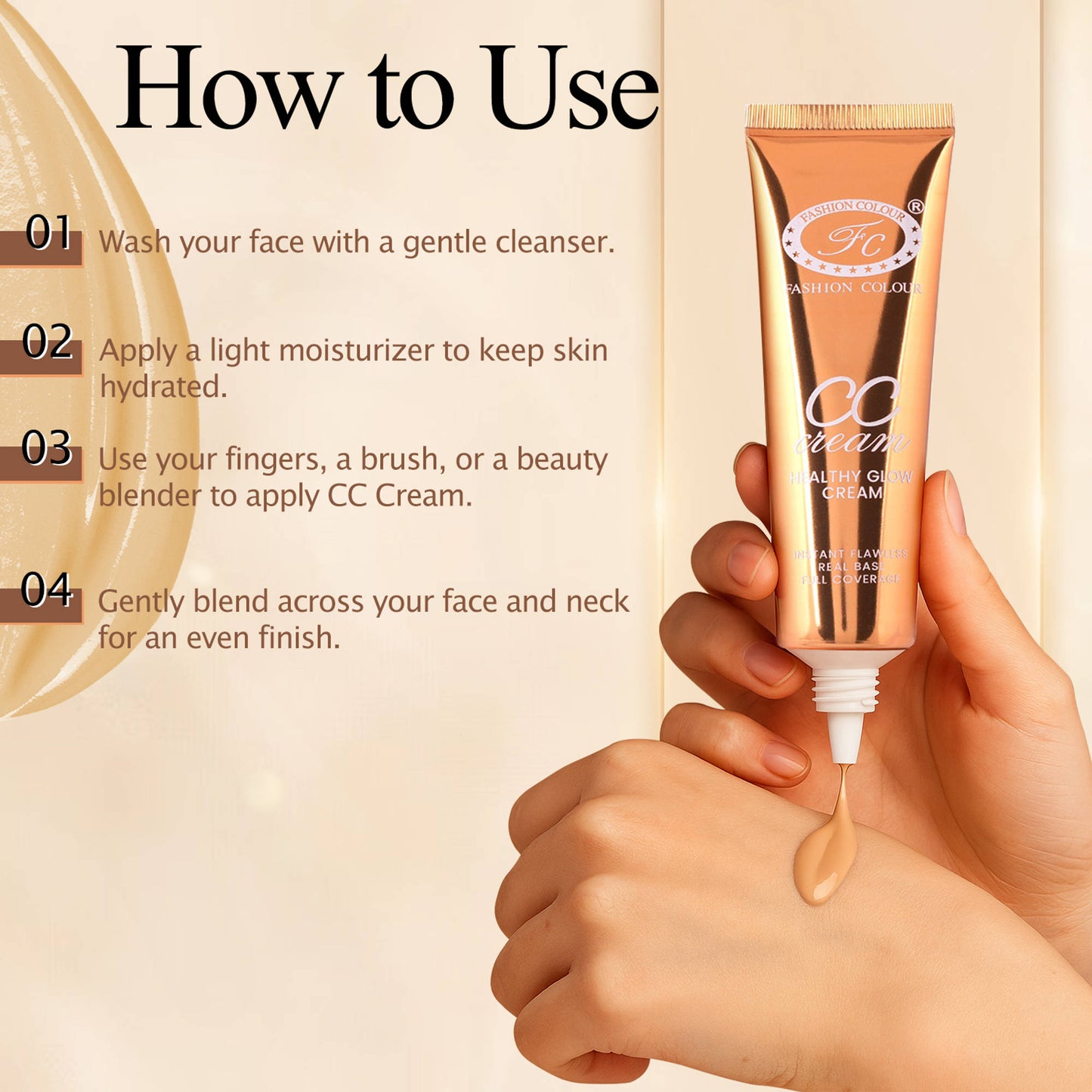 FASHION COLOUR CC Cream - 01