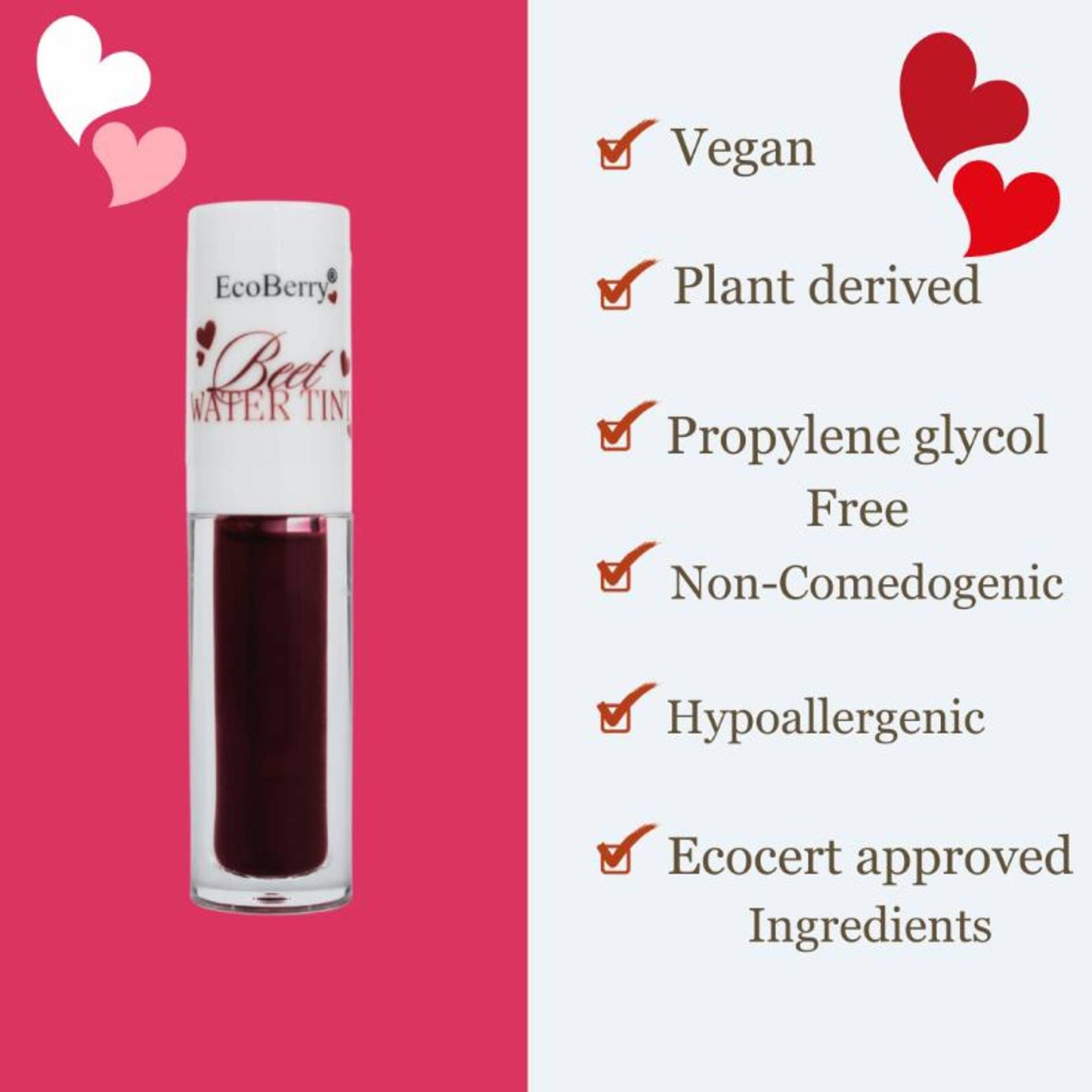 Ecoberry Beet Lip & Cheek Water Tint