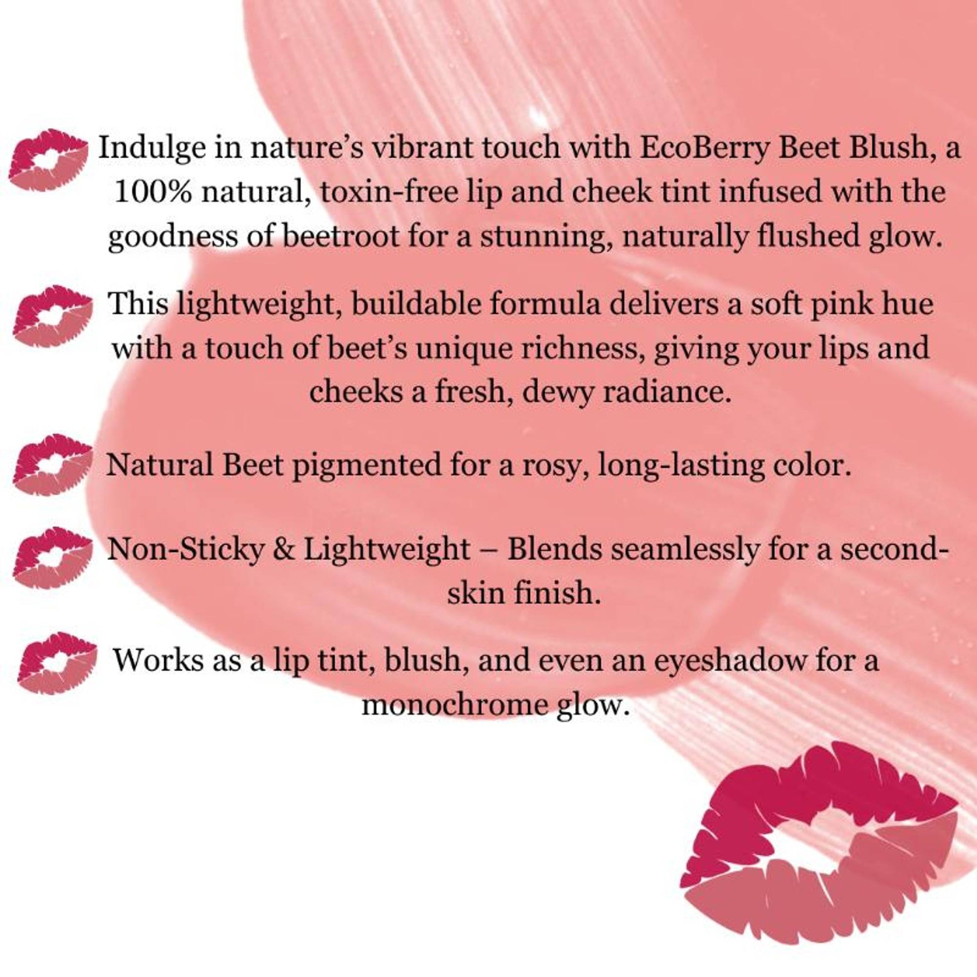 Ecoberry Beet Lip & Cheek Water Tint