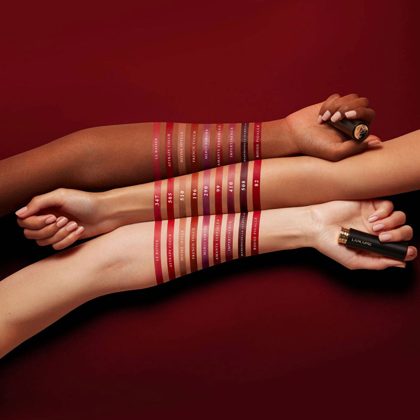 Lancome L'Absolu Rouge Drama Matte Lipstick - Shade Longwear Pigmented Makeup - Light My Rouge