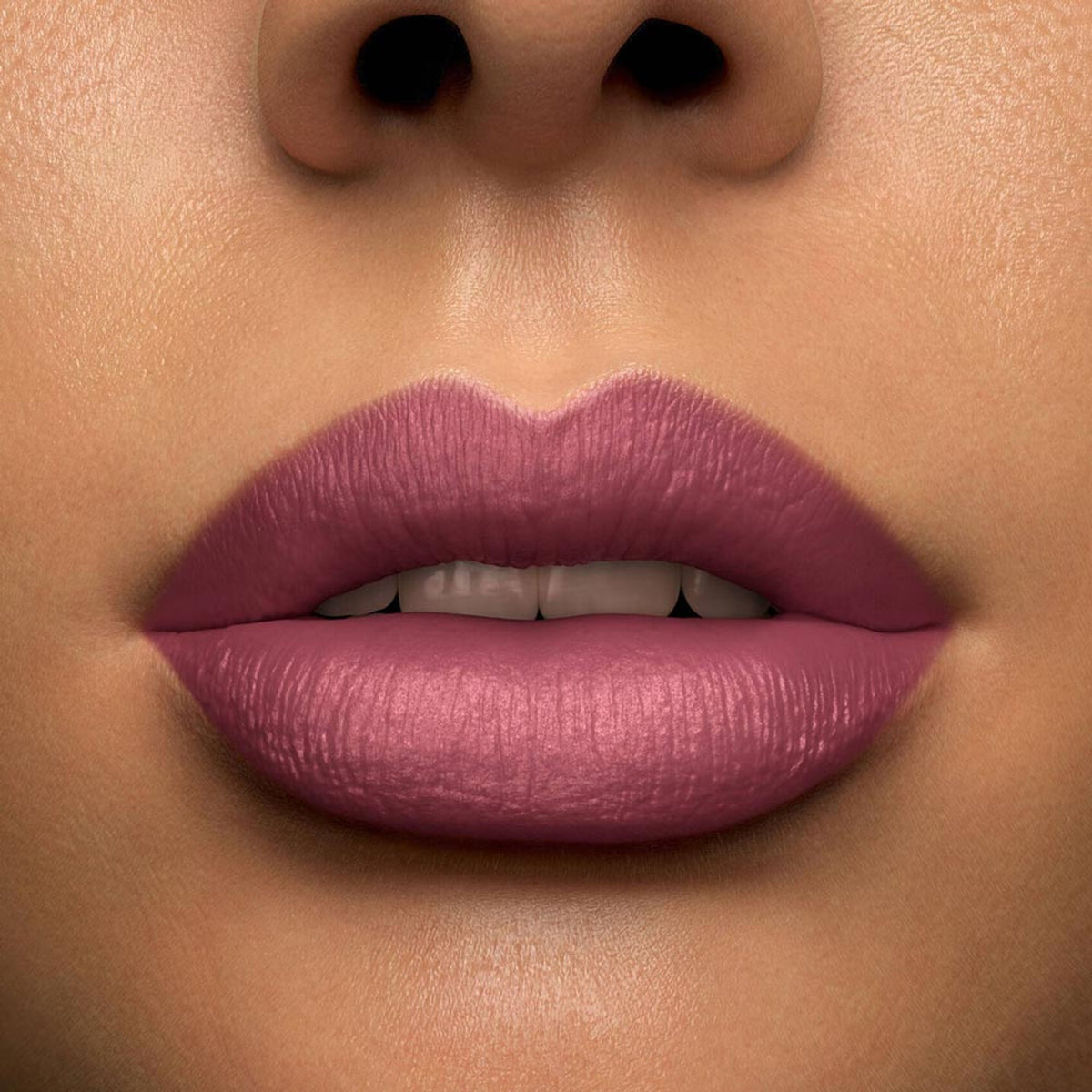 Lancome L'Absolu Rouge Drama Matte lipstick in French Tea shade, showing a deep, pigmented red lipstick bullet with smooth finish.