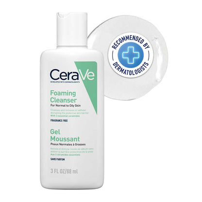 Cerave Foaming Daily Gel Cleanser for Normal to Oily Skin - Indyancart