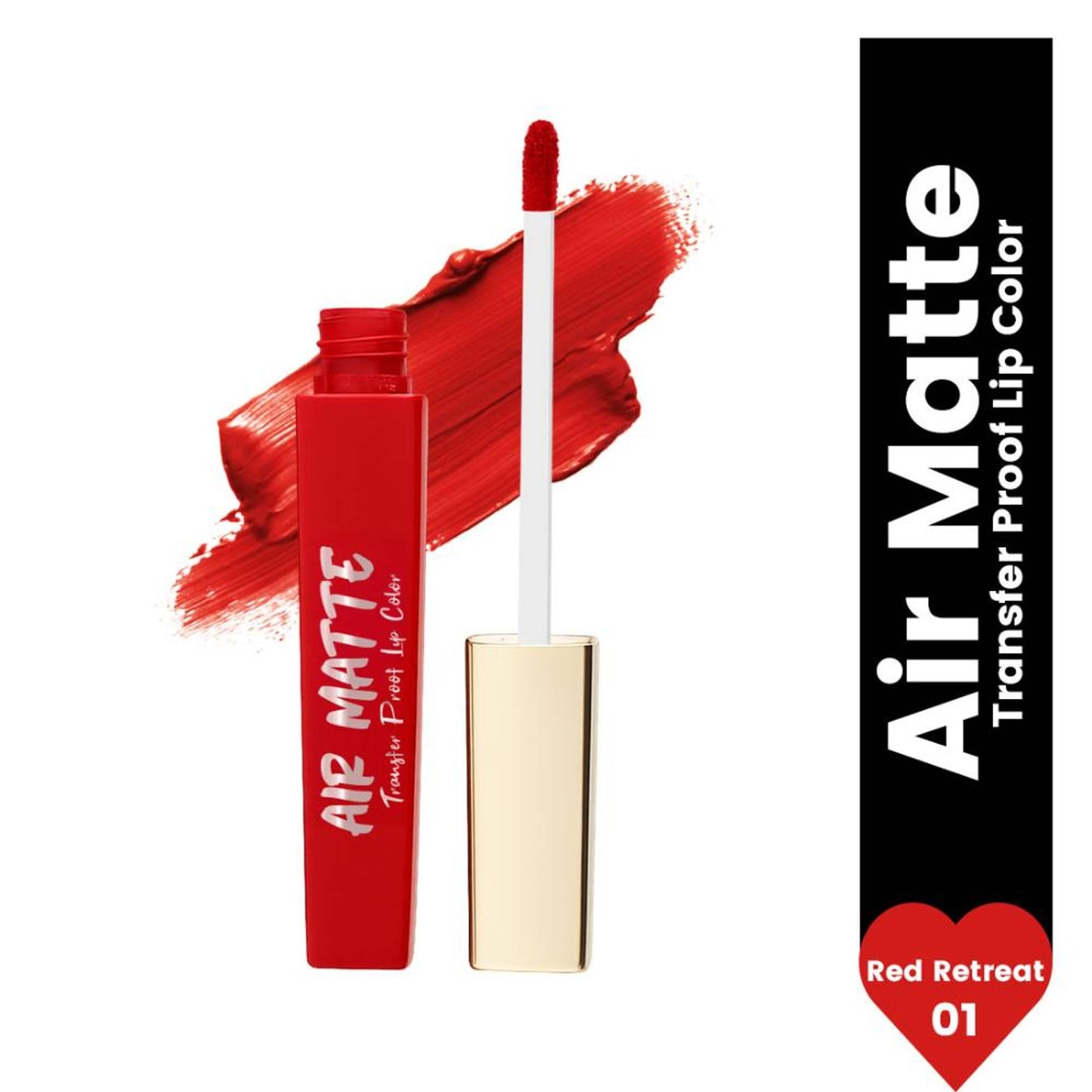 Matt look Air Matte Transfer Proof Lip Color - Red Retreat 01