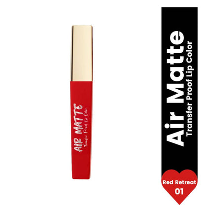 Matt look Air Matte Transfer Proof Lip Color - Red Retreat 01