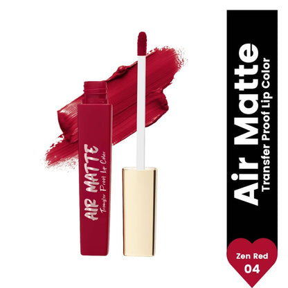 Matt look Air Matte Transfer Proof Lip Color - Zen Red 04