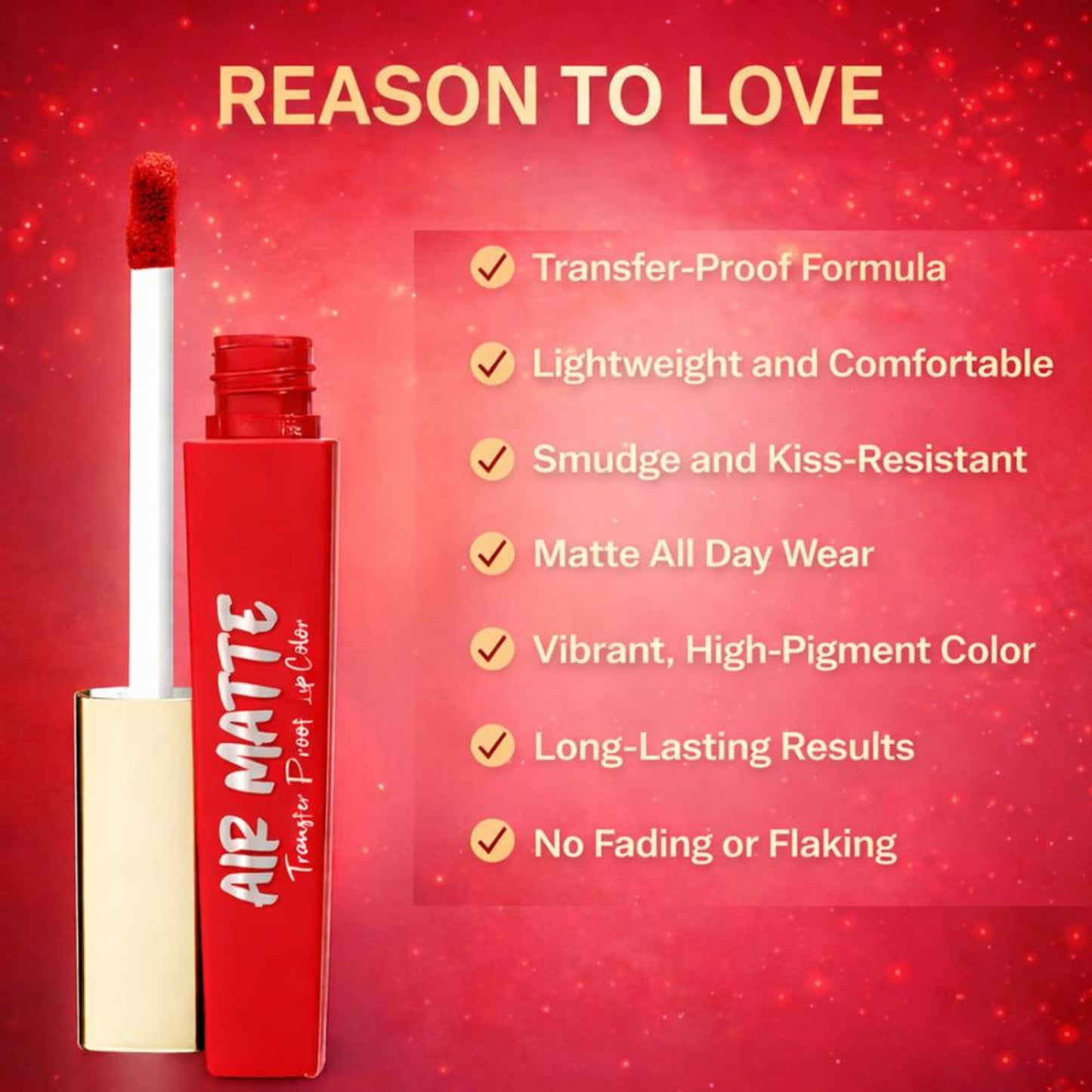 Matt look Air Matte Transfer Proof Lip Color - Zen Red 04