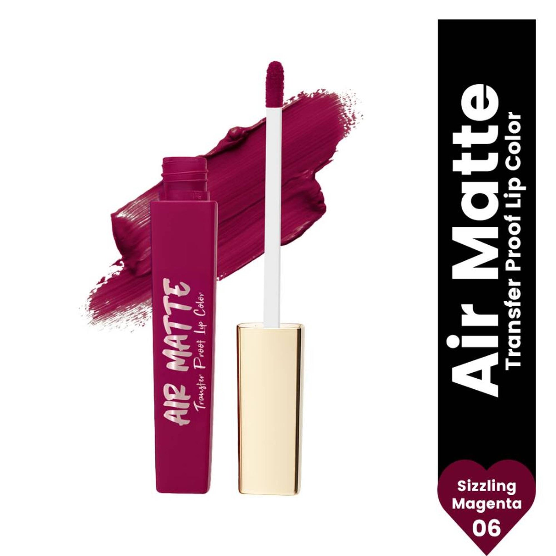 Matt look Air Matte Transfer Proof Lip Color - Sizzling Magenta 06