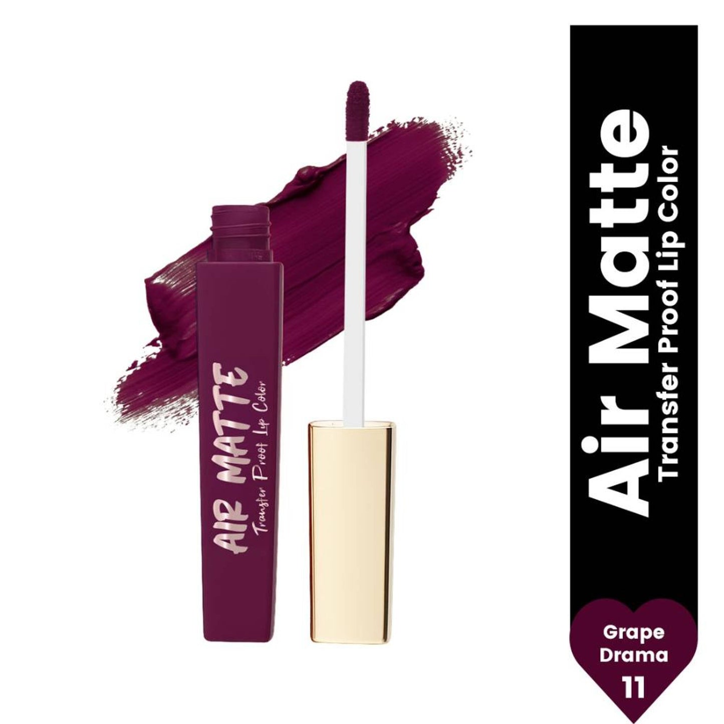 Matt look Air Matte Transfer Proof Lip Color - Grape Drama 11