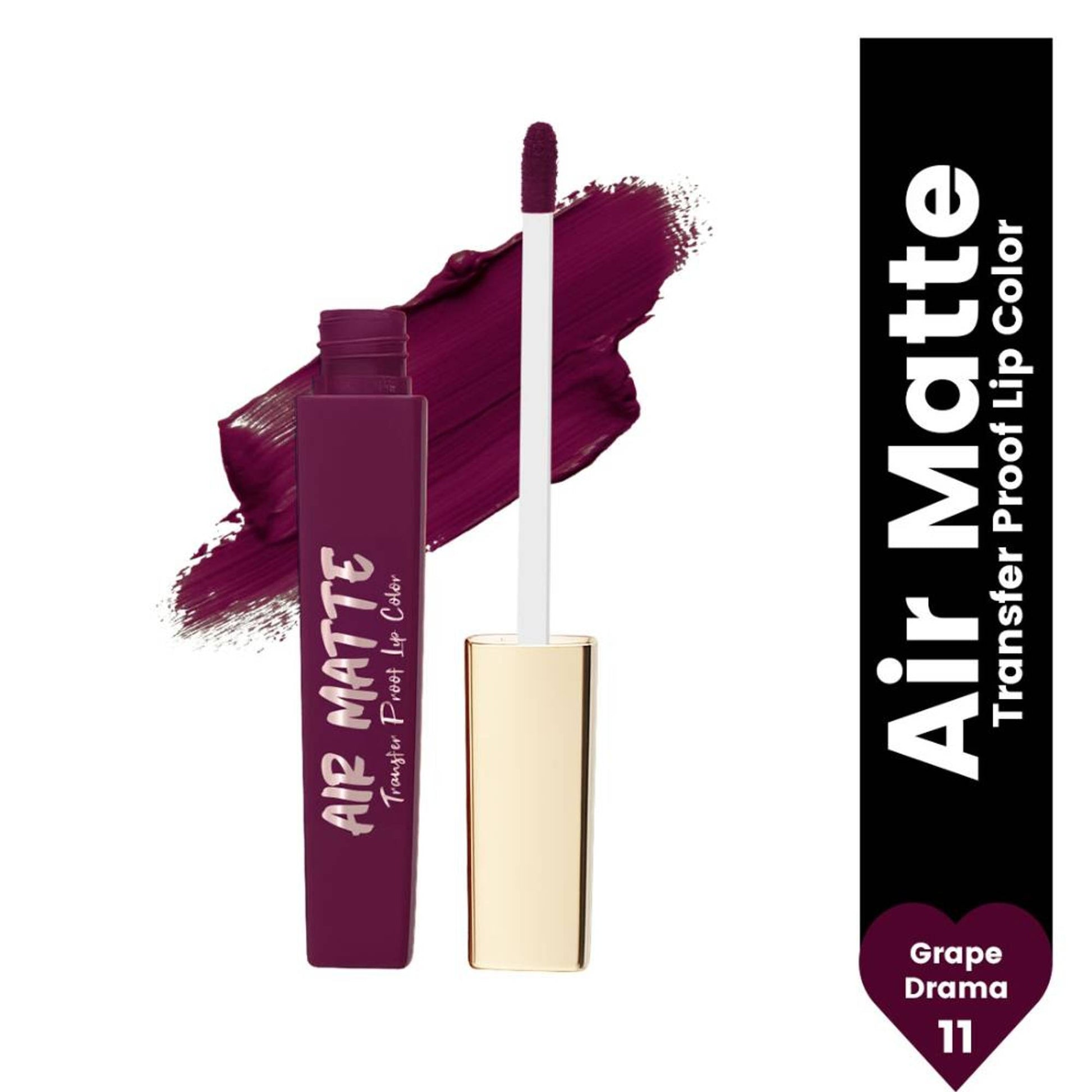 Matt look Air Matte Transfer Proof Lip Color - Grape Drama 11