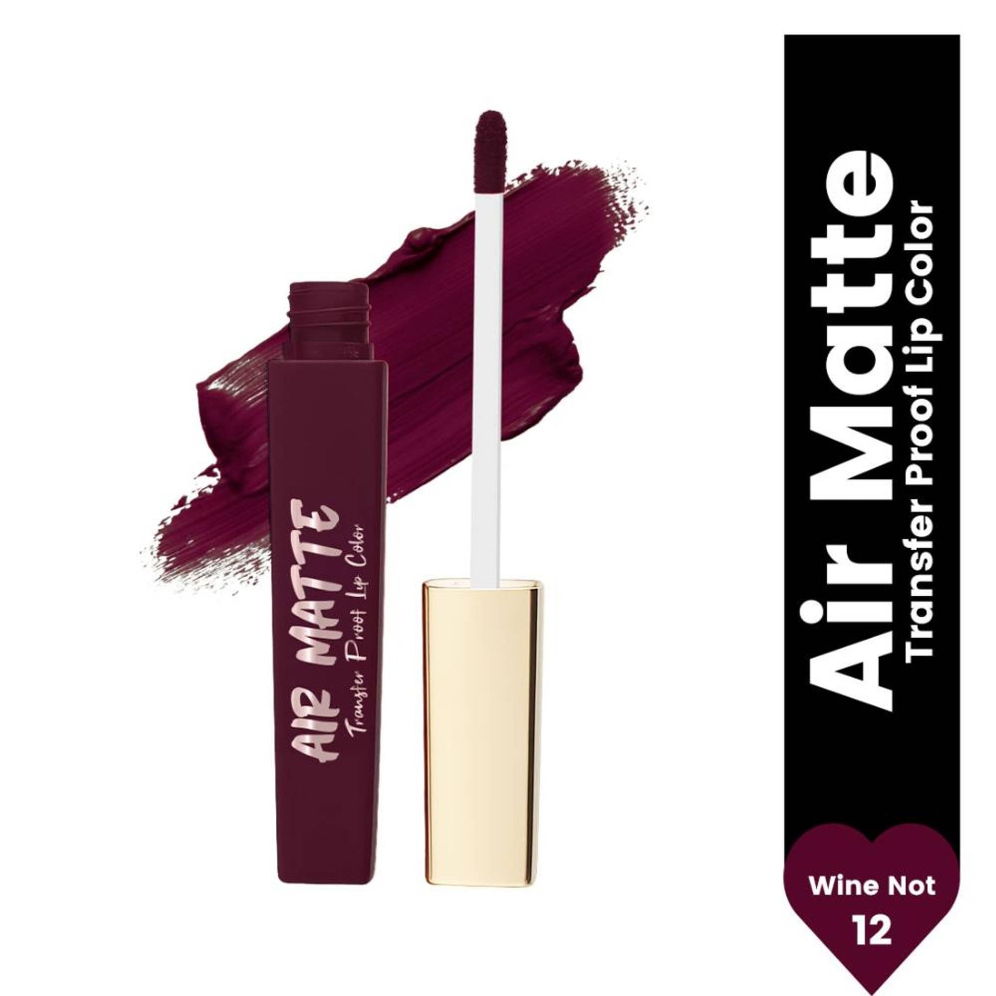 Matt look Air Matte Transfer Proof Lip Color - Wine Not 12