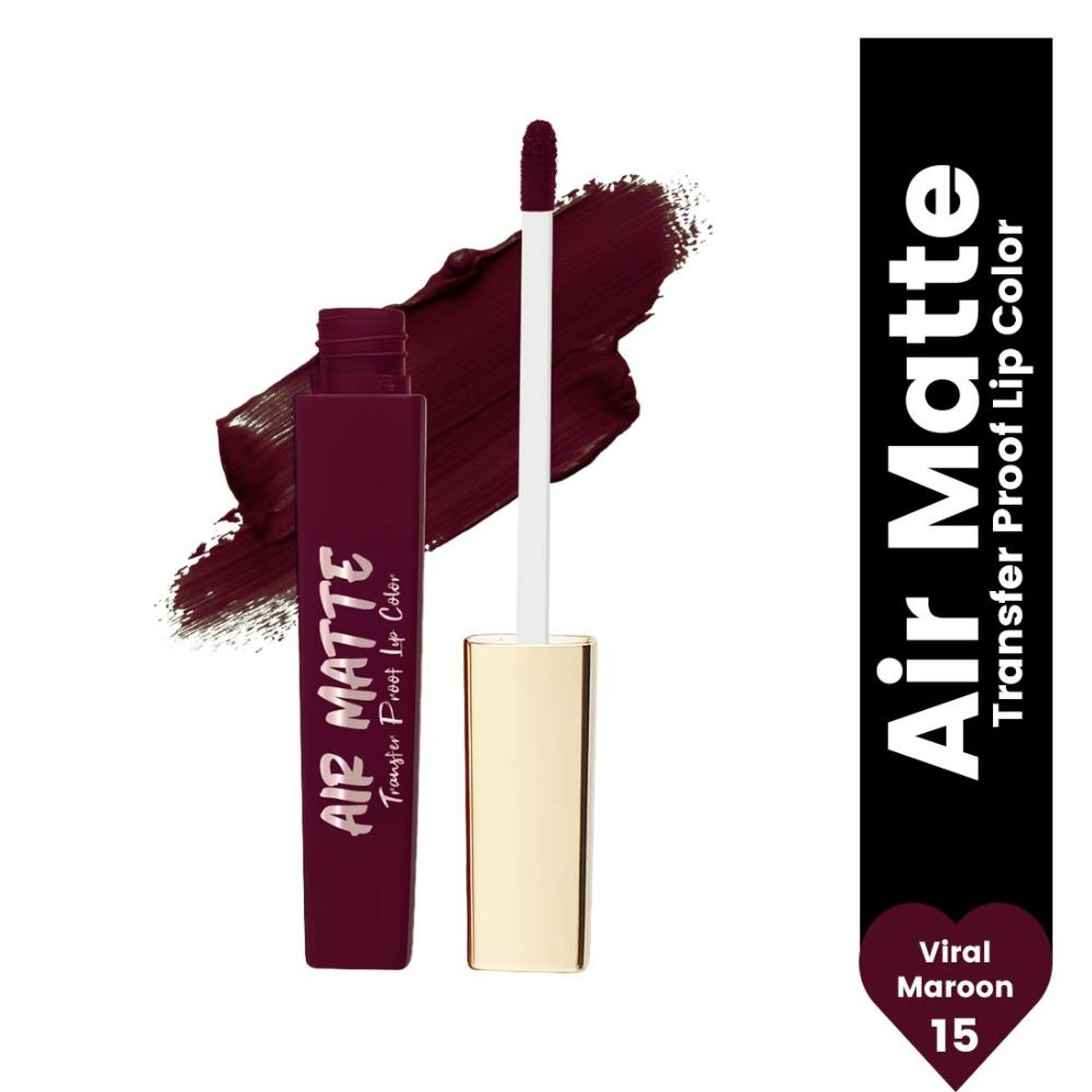 Matt look Air Matte Transfer Proof Lip Color - Viral Maroon 15