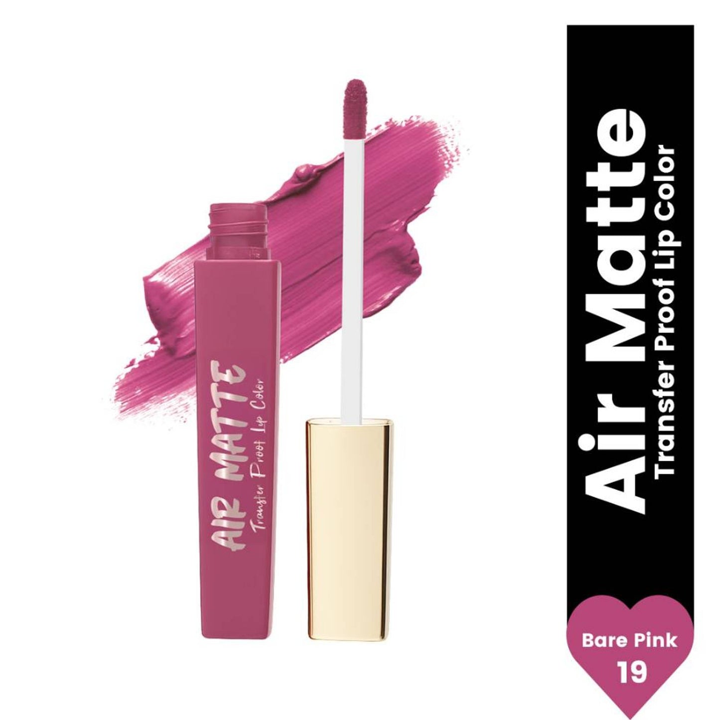 Matt look Air Matte Transfer Proof Lip Color - Bare Pink 19