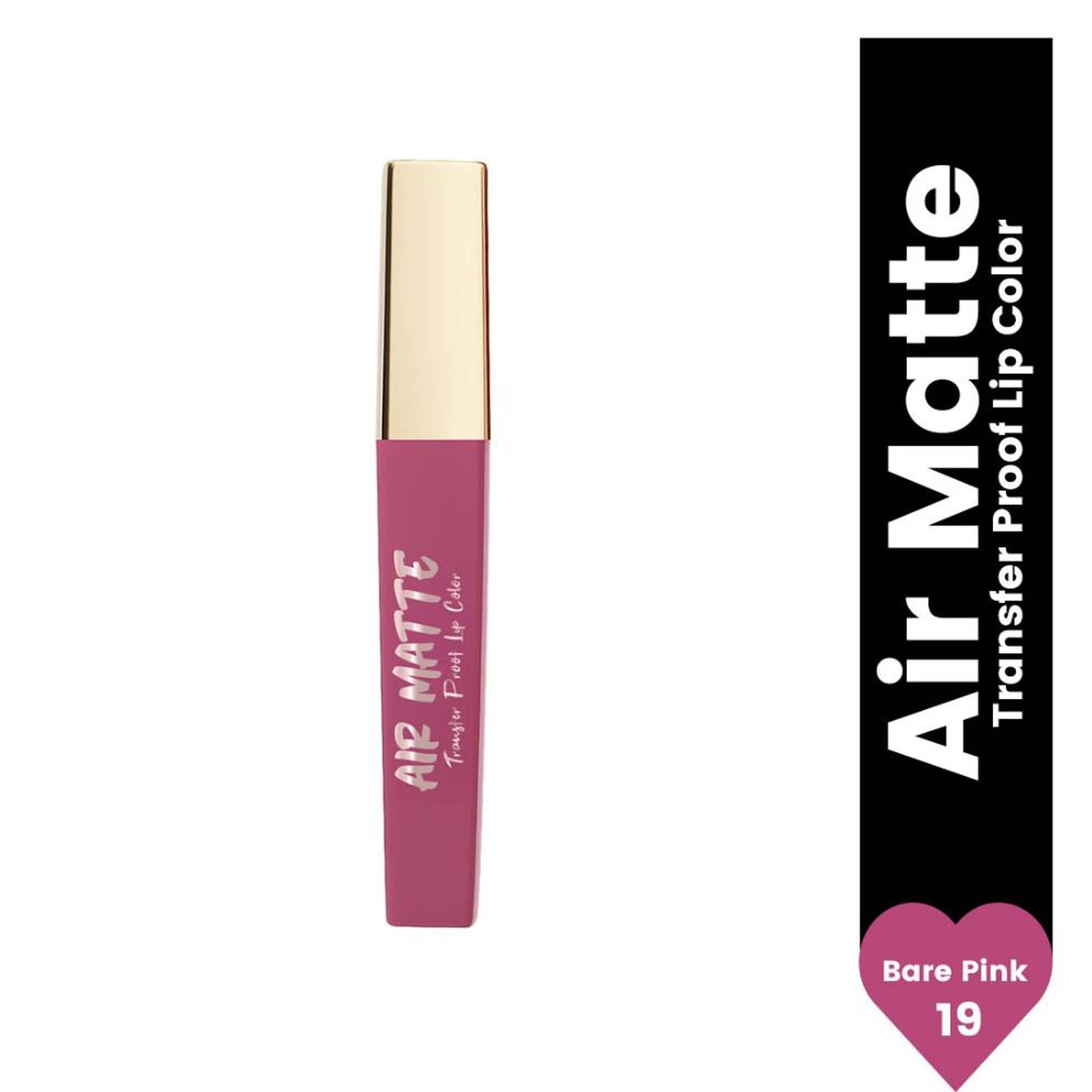 Matt look Air Matte Transfer Proof Lip Color - Bare Pink 19
