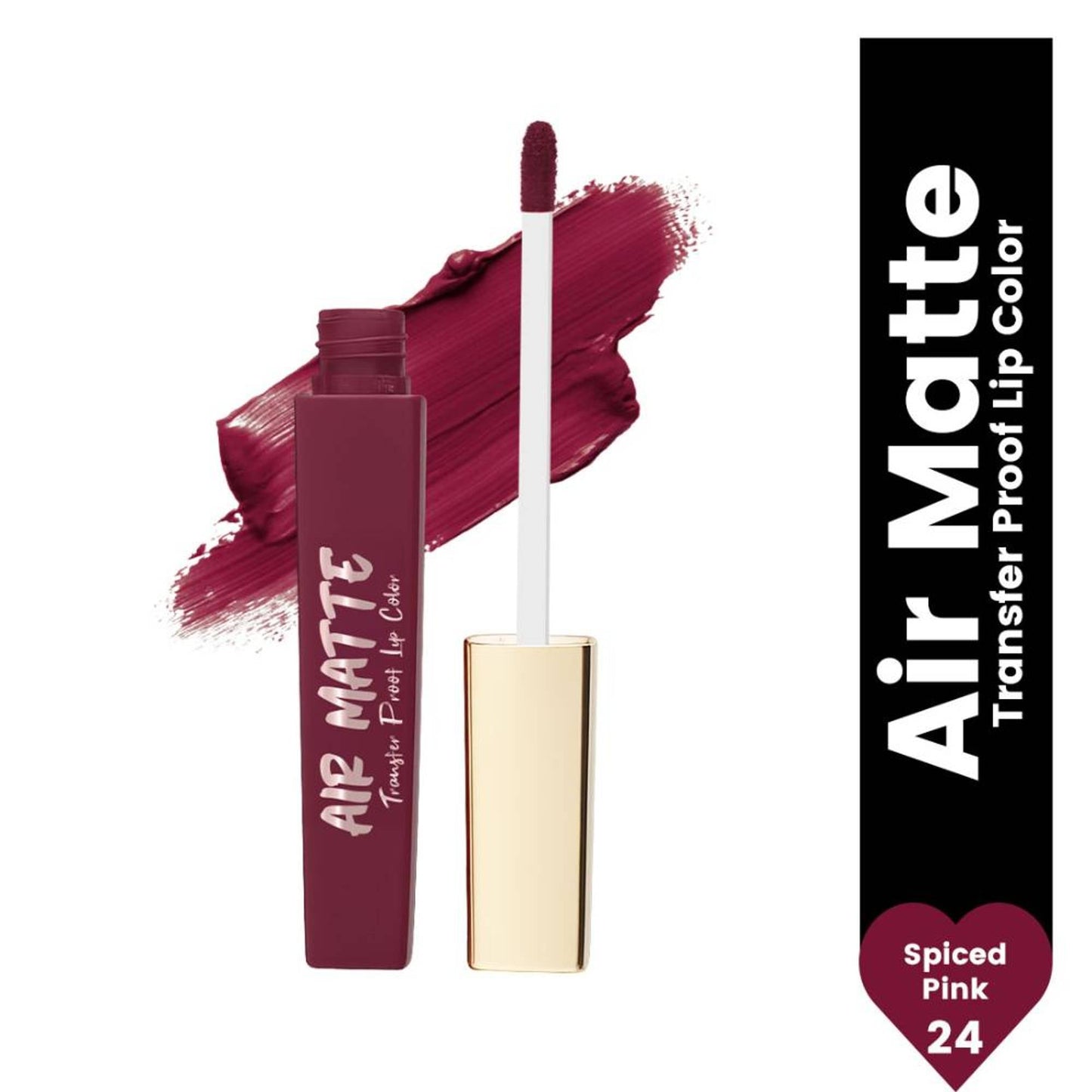 Matt look Air Matte Transfer Proof Lip Color - Spiced Pink 24