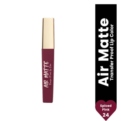 Matt look Air Matte Transfer Proof Lip Color - Spiced Pink 24